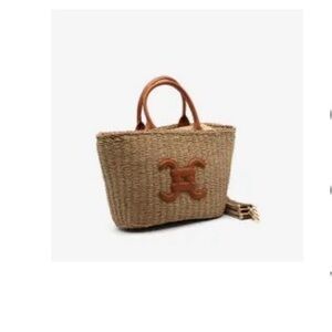 Brown Woven Tote Bag from Vimoda BNWT‎